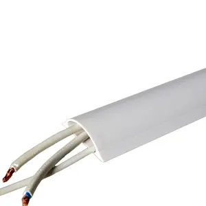 PVC conduit tuyau électrique diginité marque en plastique conduit électrique arc plancher pvc goulotte fil protégeant goulotte