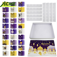 Vente en gros 2026 Moon INS Design Eid Al-Fitr Blind Box Calendrier de compte à rebours de 30 jours pour des surprises de vacances