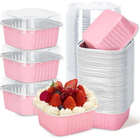 Maßgefertigte Lebensmittelechte Aluminiumfolie Halbe Größe Hochwandige Dampfbehälter Mikrowellengeeignete Tiefe Catering-Schalen Folienabdeckung Blisterverpackung