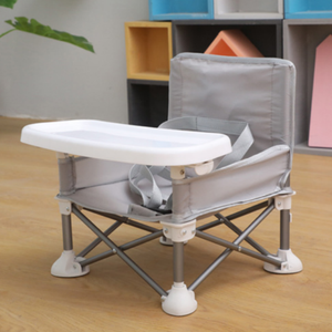 Hochwertiger Klappbarer Kunststoff-PVC-Rückenlehnenloser Babyhochstuhl für Innen und Außen Tragbarer Niedriger Sitz Strandstuhl - Product Image 5