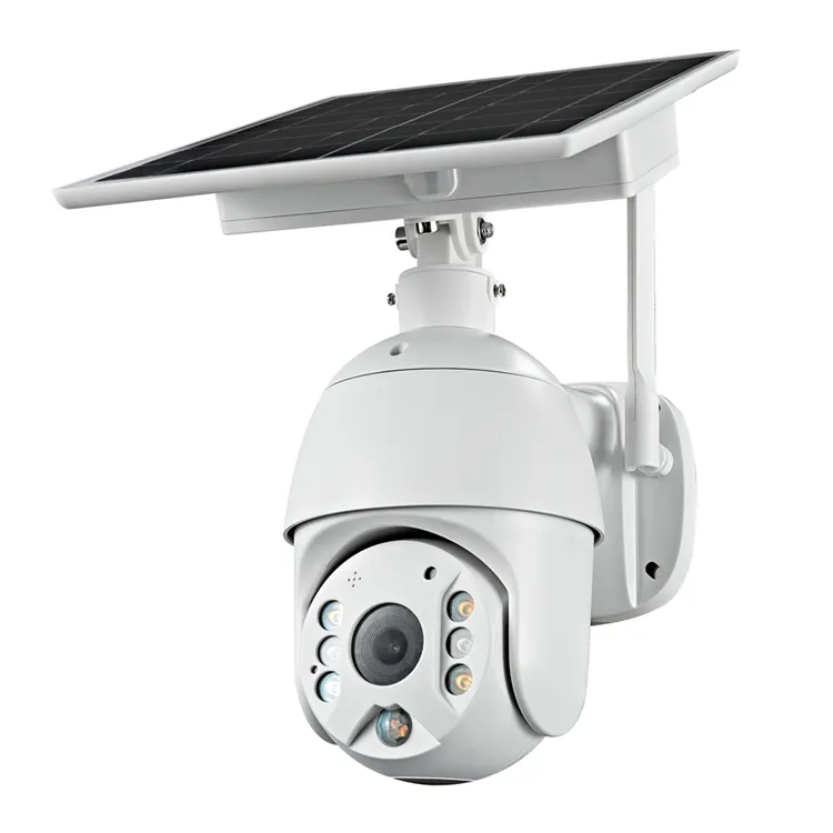 CCTV 4g Ptz Camera HD 1080P WiFi Motion Detection Night Vision IP Security Solar Camera