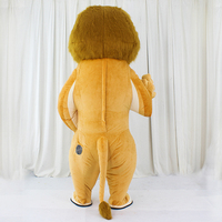 Costume de mascotte de lion gonflable géant pour événement unisexe