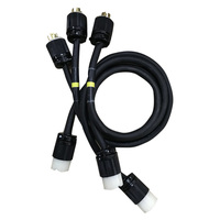 Câbles d'extension d'alimentation L21-30 220V 30 Ampères avec connecteur mâle et femelle