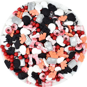 Nuevas pegatinas de resina con diseño de murciélagos para uñas, accesorios de manicura de resina estilo Halloween - Product Image 2