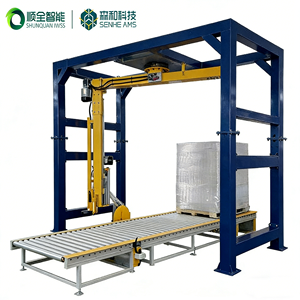 大型産業機械の保護と重機の梱包用途向けのプロ仕様回転アーム包装機 - Product Image 1
