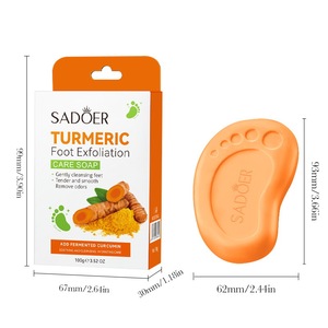 สบู่ขัดผิวเท้าขมิ้น ยี่ห้อซาโดเออร์ สบู่ทำความสะอาดเท้าสำหรับขายส่งข้ามพรมแดน - Product Image 1