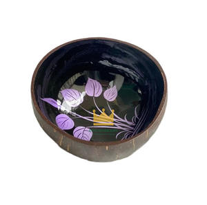 Bol en noix de coco laqué artisanal de haute qualité du Vietnam, design créatif, décoratif, léger, durable, écologique, pour un usage domestique - Product Image 3