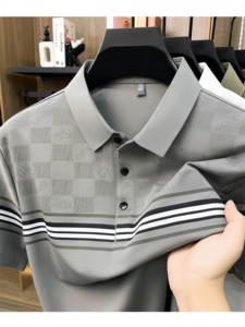 Polo d'été personnalisé pour homme, t-shirt <span class=keywords><strong>en</strong></span> <span class=keywords><strong>coton</strong></span> de haute qualité, manches courtes, <span class=keywords><strong>piqué</strong></span>, polos de golf pour homme avec votre logo - Product Image 2