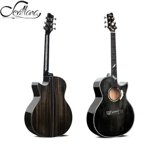Gorgeous New Arrival Sevillana 2103 best design for vividly carved feathers high-end music instruments acoustic guitar solid top