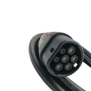 كابل شحن مخصص عالي الجودة للسيارات الكهربائية، 32 أمبير، 480 فولت، نوع 2، تصنيع حسب الطلب، أسلاك توصيل للشحن - Product Image 1