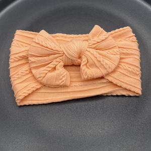 Diadema con nudo <span class=keywords><strong>de</strong></span> nailon suave para niñas recién nacidas, accesorio para el cabello infantil, lazos para el cabello, envoltura elástica para bebé - Product Image 6