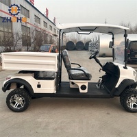 Prix de gros abordable, livraison gratuite, chariot de golf électrique haut de gamme pour 4 passagers, buggy des dunes, batterie au lithium, best-seller