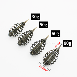 Mangeoire spirale avec pivot QC pour la pêche à la carpe, utilisable avec une <span class=keywords><strong>ligne</strong></span> <span class=keywords><strong>de</strong></span> bascule ou une <span class=keywords><strong>ligne</strong></span> principale en nylon - Product Image 2