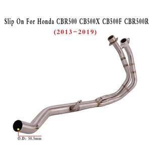 Sistema de escape de acero inoxidable para motocicleta, tubo de escape de enlace medio para CB 500 F CB 500X500 R 2013-2019 <span class=keywords><strong>CB500</strong></span> F FJ - Product Image 2