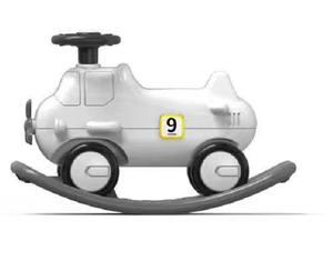 Shantou Kouyikou oyuncak uçak sallanan at bebek çocuk arabaya binmek denge bisiklet binmek oyuncak arabalar çocuk Scooter - Product Image 4