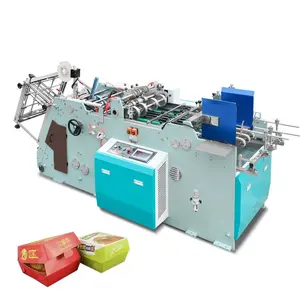 Hongshuo machine de fabrication de boîtes de fast-food en carton à collection automatique HS-HBJ-1000