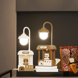 GL-YM621 Dễ thương Gấu dẫn ánh sáng ban đêm USB sạc sạc ABS bàn đèn mắt Bảo vệ tại 5V cho sinh viên trang trí nội thất - Product Image 6