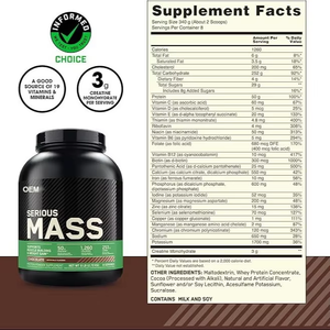 Mass Weight Gainer <strong>Protein</strong> Powder <strong>Protein</strong> Mass Gainer Supplement Chocolate Flavor <strong>High</strong> <strong>Calorie</strong> <strong>Protein</strong> Powder - Product Image 2