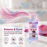 Sachets de collagène liquide aux baies mélangées, 14 bâtonnets, formule aux peptides de collagène marin pour une nutrition beauté quotidienne, fournisseur personnalisé