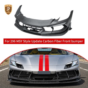 ชุดแต่งกันชนหน้าคาร์บอนไฟเบอร์แท้ สำหรับ Ferrari 296 GTB รุ่นอัพเกรด MSY Style  แบบแห้ง  พร้อมส่งจากโรงงานโดยตรง ราคาขายส่ง - Product Image 3