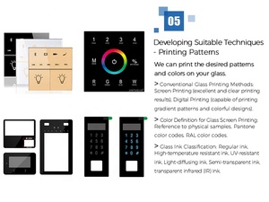 Panneau en verre trempé solide haute définition personnalisé Dureté de surface 9H anti-empreintes digitales pour les systèmes de contrôle d'accès intelligents Face - Product Image 6