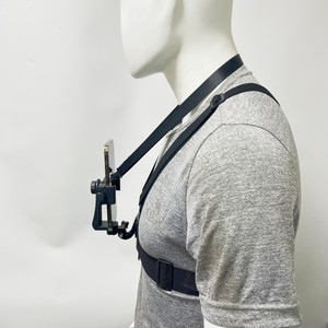 <span class=keywords><strong>Harnais</strong></span> de fixation sur la poitrine mains libres pour caméras d'action avec sangles réglables pour l'enregistrement POV et les sports de plein air - Product Image 3