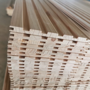 Modern Pine Wood <strong>MDF</strong> Fluted Wall <strong>Panel</strong> Solid Wood Interior <strong>Decorative</strong> <strong>Panel</strong> for Living Room Waterproof and Moisture-Proof - Product Image 2