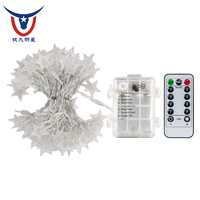 Outdoor Party Stars Batterie betriebene Lampe Urlaub Neujahr Weihnachts dekoration für Home Fairy Lights Led Star String Light