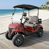 Voiturette de plage 2 places, chariot de golf, batterie Li-ion, charge rapide intelligente, VTT, club de campagne, service à vie, véhicule électrique OEM