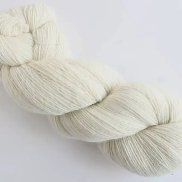 Bioserica Tijdperk Ongeverfd Witte Merino Vermenigvuldigen Mini Dk 100gm Handbreigaren Voor Het Verven Van De Hand