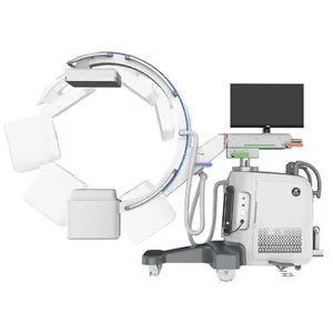 Nuovo arrivo Digital C Arm con Flat Panel/ 5kW Xray Machine veterinaria fluoroscopia C Arm Machine