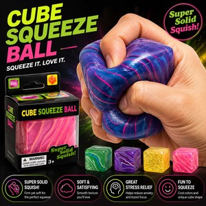 Wholesale KL Novelty Cube Squeeze <b>Toy</b> Soft Decompression Cute Stress Relief <b>Desk</b> <b>Toy</b> for 14+ Unisex Bulk Supplier - Product Image 2