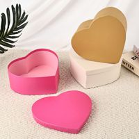 Boîte Cadeau en Forme de Cœur pour Anniversaire, Ensemble de Dix Boîtes d'Emballage pour Anniversaire et Fêtes, Cadeau Festif