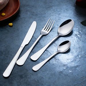 Juego de Cubiertos de Acero Inoxidable 410, Clásico, Sostenible, con Acabado Espejo, para Restaurante, Venta al Por Mayor 1010, Servicio Completo - Product Image 6