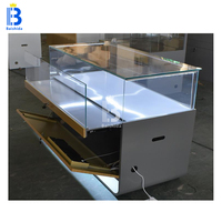 Conception personnalisée de vitrine en verre pour boutique de téléphonie mobile comptoir de boutique de téléphonie mobile présentoir pour boutique de téléphonie mobile