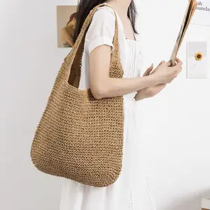 Cheap Rustic Soft Seagrass Handbag Dynamic fashion design, travel accessories tote bag basket Vietnam Supplier