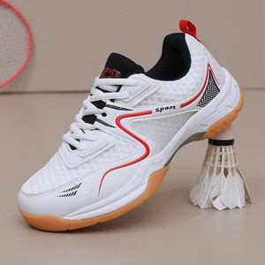 Chaussures <span class=keywords><strong>de</strong></span> tennis blanches professionnelles OEM pour hommes et femmes, chaussures <span class=keywords><strong>de</strong></span> pickleball et <span class=keywords><strong>de</strong></span> <span class=keywords><strong>handball</strong></span> avec doublure en mesh pour les sports d'été - Product Image 3