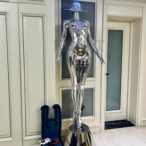 Figura greca scultura in fibra di vetro luminoso pavimento-in piedi figurina pesca TAO bar musica taverna sala da pranzo bar decorazione - Product Image 2