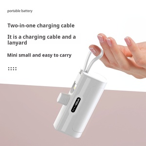 <span class=keywords><strong>Mini</strong></span> Capsule ngân hàng điện 5000 mAh công suất lớn đi kèm với có dây khẩn cấp Son môi ngân hàng điện - Product Image 4