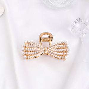 Accessori per capelli con fiore di perla di ZOYU per capelli moda 7cm dolce stile carino in metallo per capelli per Wome e ragazze - Product Image 3