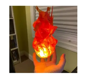 卸売ハロウィーンの装飾フローティング火の玉パーティー小道具フローティング火の玉小道具発光LED火の玉コスプレハロウィーン用