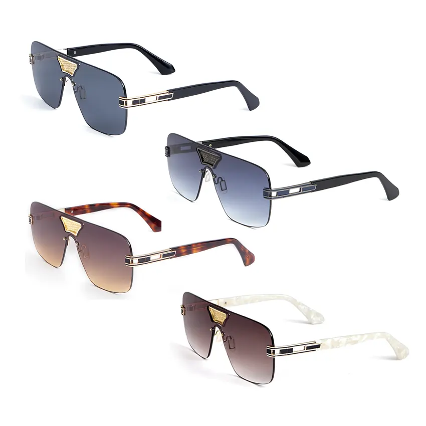 Neueste Square Hot Fashion Hochwertige Sonnenbrillen Herren Günstige Großhandel Sonnenbrillen Fabrik Direkt verkauf Sonnenbrillen