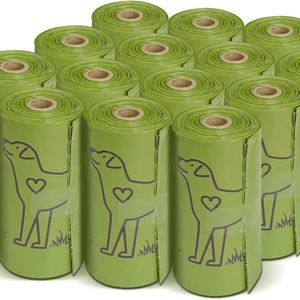 Bioborn 2025 Biodegradable Recyclable Dog Poop <b>Bags</b> with Heat Seal Dispenser Dog Waste <b>Bags</b> Pet Cleaning - Product Image 1