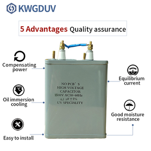 Precio de fábrica 1-68UF se puede personalizar condensador UV condensador de alto voltaje seguro y estable para potencia de compensación de lámpara UV - Product Image 6