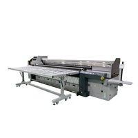 Imprimante UV hybride Power Pro 3200 3,2 m 1024a 1024i pour matériaux plats et en rouleaux