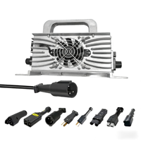 Chargeur rapide de batterie Li-ion LiFePO4 72V15A 84V 88.2V 84V 87.6V 12V 24V 36V 48V 60V 72V