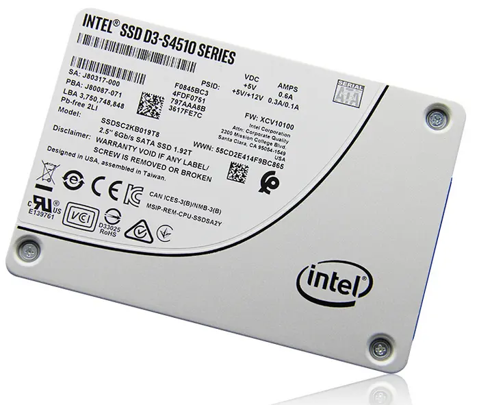 고품질 엔터프라이즈 성능 ssd s4510 960gb 2.5 SATA 솔리드 스테이트 디스크 SSD