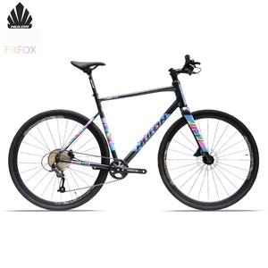 Vélo de montagne HULDABIKE <span class=keywords><strong>FIREFOX</strong></span> modèle 9 vitesses, guidon plat en alliage d'aluminium, suspension avant et arrière à ressorts hydrauliques en fibre de carbone - Product Image 3