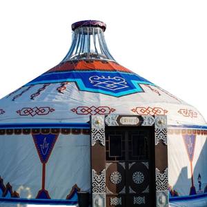 Camping en plein air Maison mobile Tente Partie familiale Tentes Bon marché <span class=keywords><strong>Yourte</strong></span> <span class=keywords><strong>mongole</strong></span> de haute qualité - Product Image 3