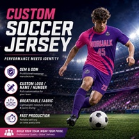 Camiseta de Fútbol Personalizada con Nombre del Club, Uniforme de Fútbol de Secado Rápido